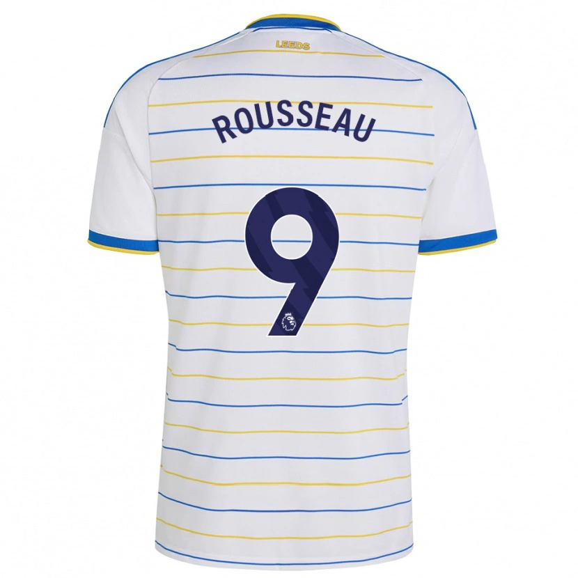 Danxen Mænd Jess Rousseau #9 Rød Gul Blå Hjemmebane Spillertrøjer 2026/27 Trøje T-Shirt