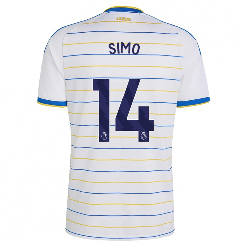 Danxen Mænd Elton Simo #14 Rød Gul Blå Hjemmebane Spillertrøjer 2026/27 Trøje T-Shirt
