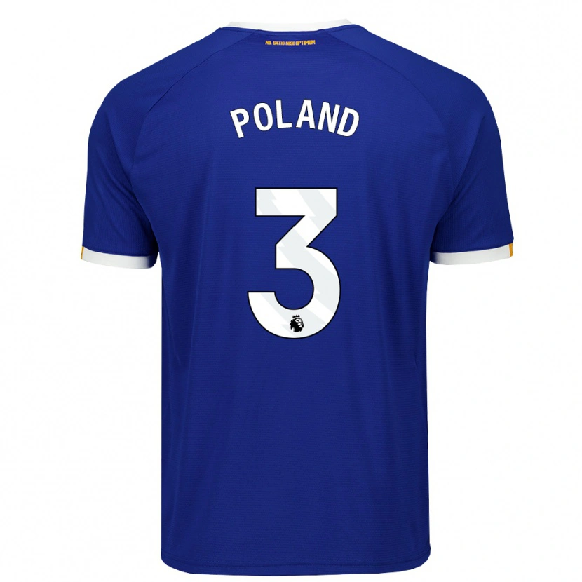 Danxen Mænd Louis Poland #3 Blå Hvid Gul Hjemmebane Spillertrøjer 2026/27 Trøje T-Shirt