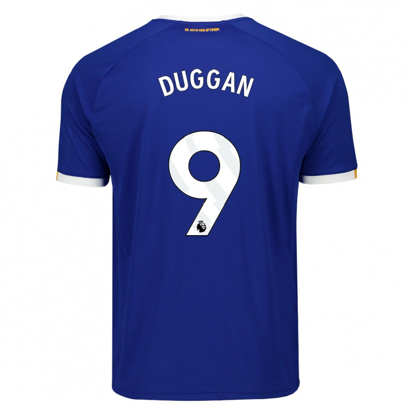Danxen Mænd Toni Duggan #9 Blå Hvid Gul Hjemmebane Spillertrøjer 2026/27 Trøje T-Shirt