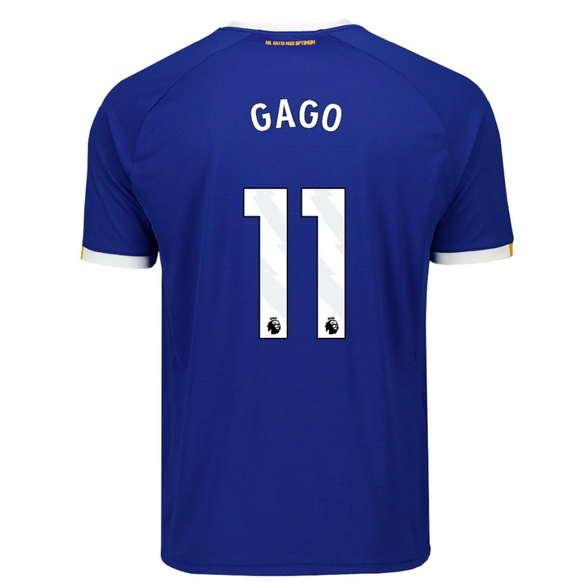 Danxen Mænd Kelly Gago #11 Blå Hvid Gul Hjemmebane Spillertrøjer 2026/27 Trøje T-Shirt
