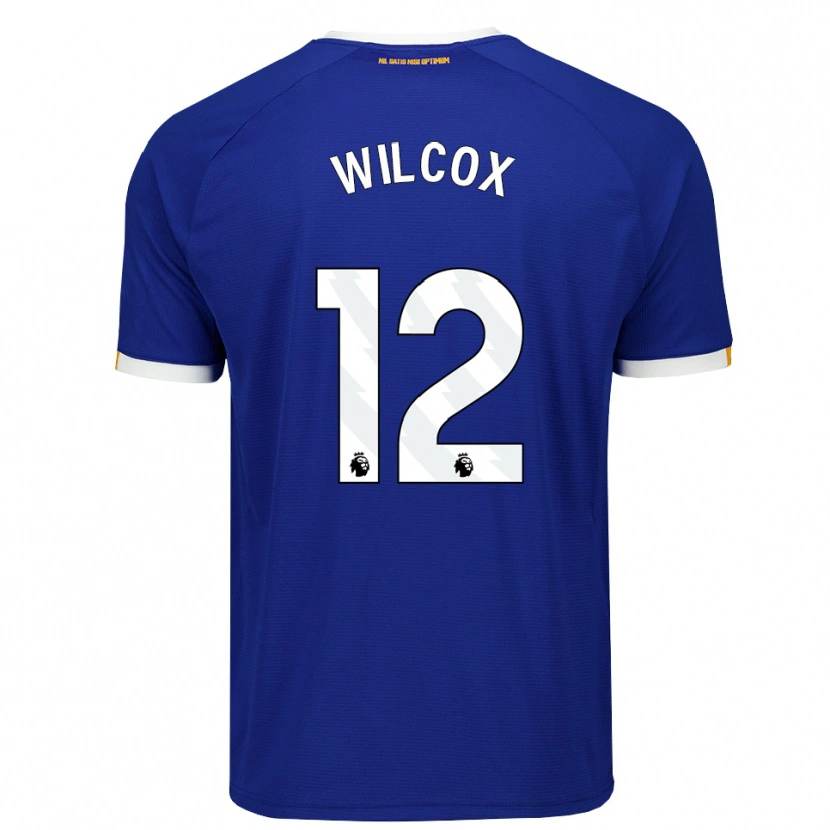 Danxen Mænd Ted Wilcox #12 Blå Hvid Gul Hjemmebane Spillertrøjer 2026/27 Trøje T-Shirt
