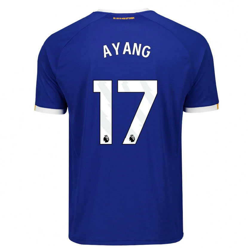 Danxen Mænd Godswill Ayang #17 Blå Hvid Gul Hjemmebane Spillertrøjer 2026/27 Trøje T-Shirt