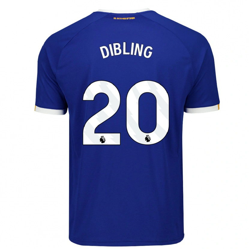 Danxen Mænd Tyler Dibling #20 Blå Hvid Gul Hjemmebane Spillertrøjer 2026/27 Trøje T-Shirt
