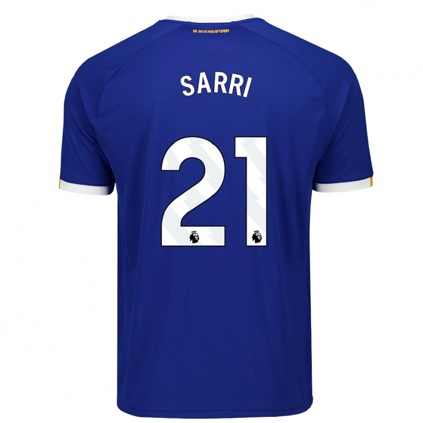 Danxen Mænd Veatriki Sarri #21 Blå Hvid Gul Hjemmebane Spillertrøjer 2026/27 Trøje T-Shirt
