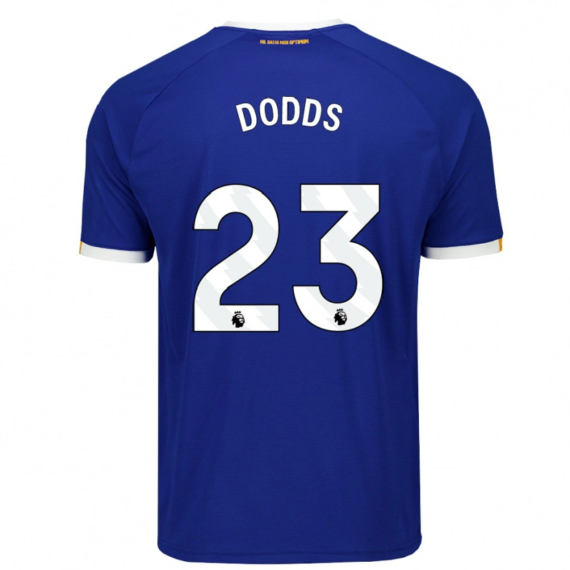 Danxen Mænd John Dodds #23 Blå Hvid Gul Hjemmebane Spillertrøjer 2026/27 Trøje T-Shirt