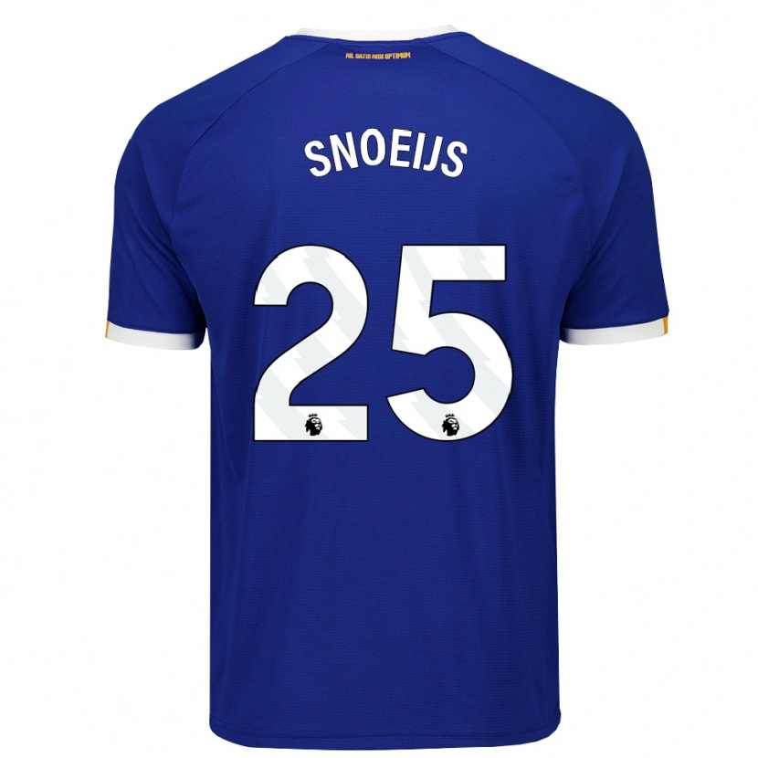 Danxen Mænd Katja Snoeijs #25 Blå Hvid Gul Hjemmebane Spillertrøjer 2026/27 Trøje T-Shirt