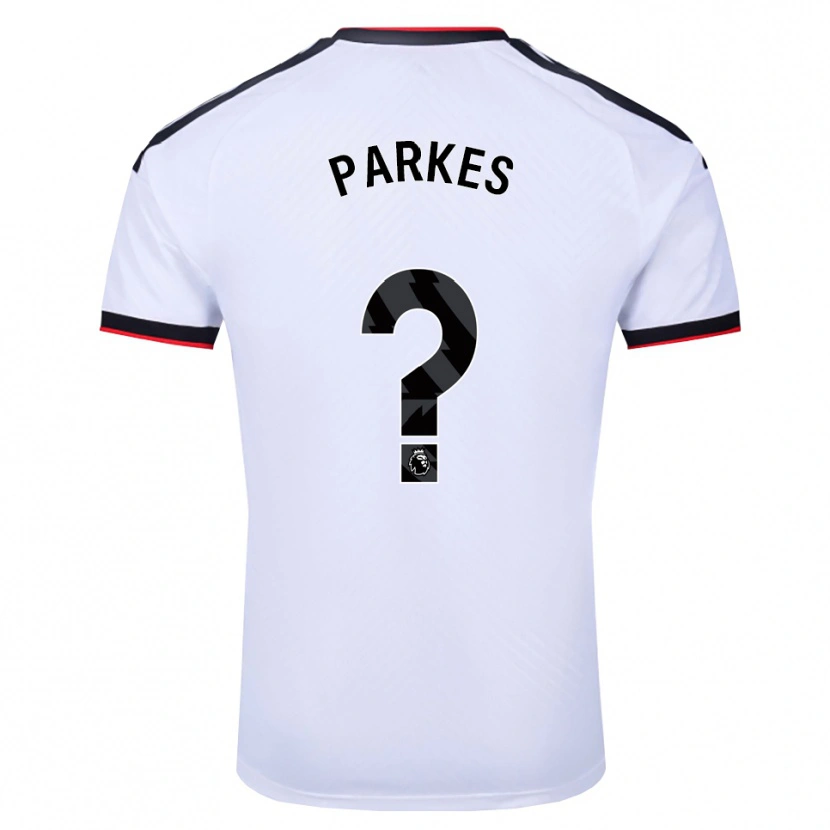 Danxen Mænd Stefan Parkes #0 Hvid Sort Rød Hjemmebane Spillertrøjer 2026/27 Trøje T-Shirt