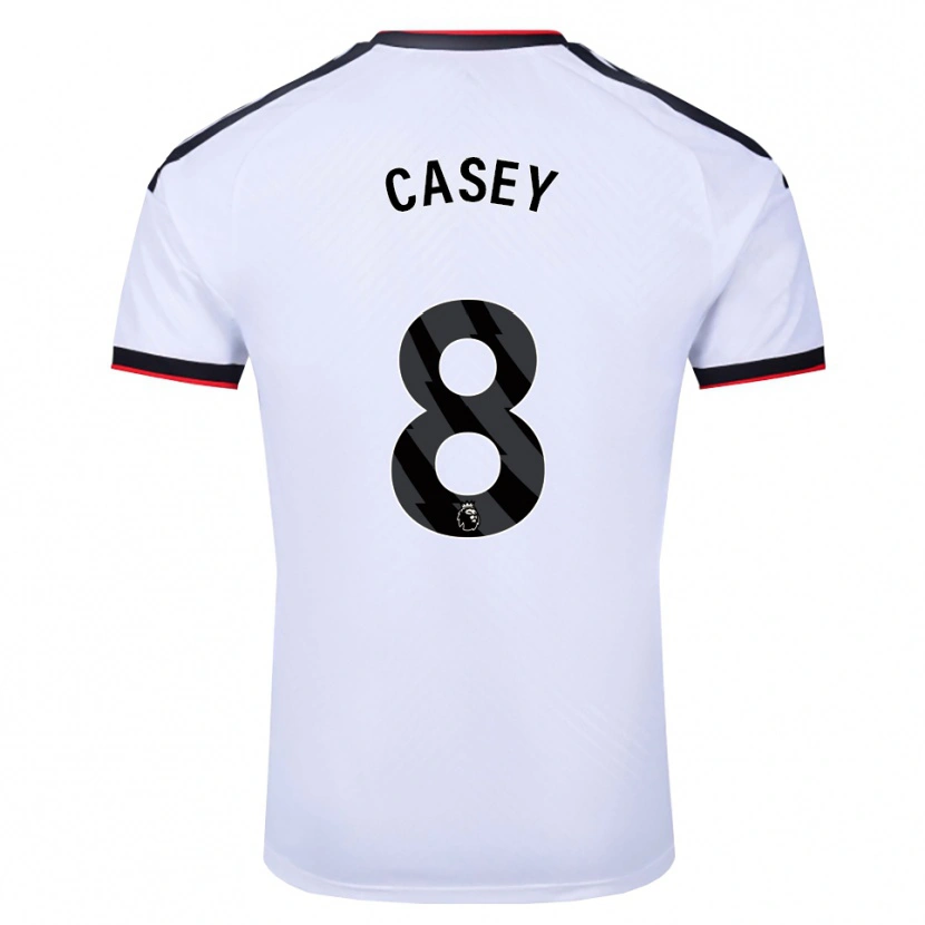 Danxen Mænd Dan Casey #8 Hvid Sort Rød Hjemmebane Spillertrøjer 2026/27 Trøje T-Shirt