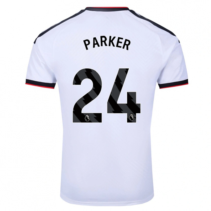 Danxen Mænd Beau Parker #24 Hvid Sort Rød Hjemmebane Spillertrøjer 2026/27 Trøje T-Shirt