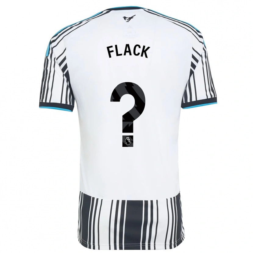 Danxen Mænd Lucas Flack #0 Himmelblå Sort Hvid Hjemmebane Spillertrøjer 2026/27 Trøje T-Shirt