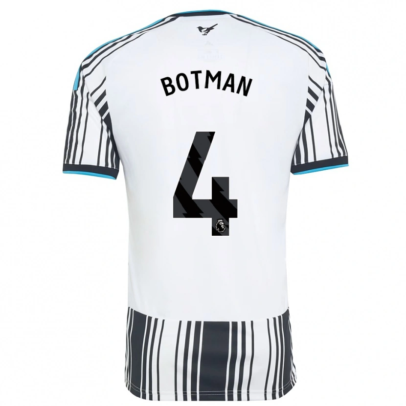 Danxen Mænd Sven Botman #4 Himmelblå Sort Hvid Hjemmebane Spillertrøjer 2026/27 Trøje T-Shirt