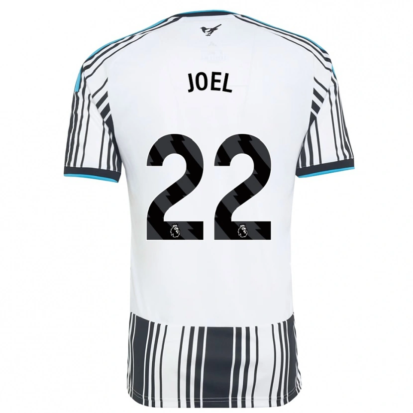 Danxen Mænd Lois Joel #22 Himmelblå Sort Hvid Hjemmebane Spillertrøjer 2026/27 Trøje T-Shirt