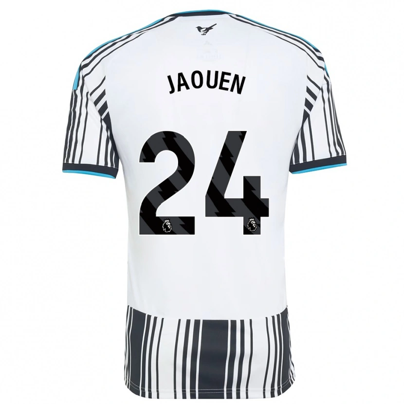 Danxen Mænd Ewen Jaouen #24 Himmelblå Sort Hvid Hjemmebane Spillertrøjer 2026/27 Trøje T-Shirt