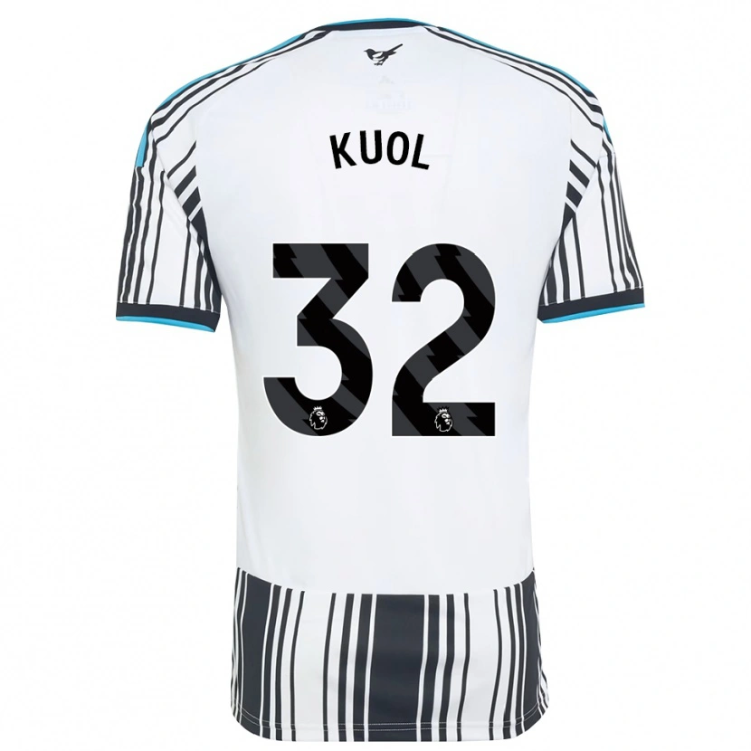 Danxen Mænd Garang Kuol #32 Himmelblå Sort Hvid Hjemmebane Spillertrøjer 2026/27 Trøje T-Shirt