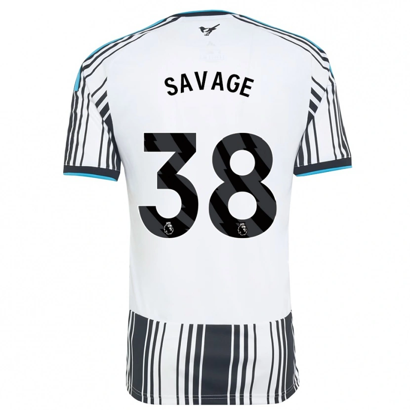 Danxen Mænd Remi Savage #38 Himmelblå Sort Hvid Hjemmebane Spillertrøjer 2026/27 Trøje T-Shirt