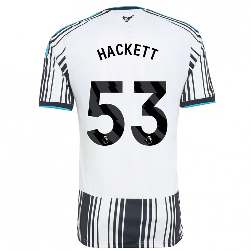 Danxen Mænd Jordan Hackett #53 Himmelblå Sort Hvid Hjemmebane Spillertrøjer 2026/27 Trøje T-Shirt