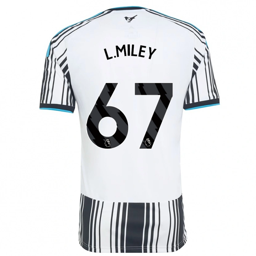 Danxen Mænd Lewis Miley #67 Himmelblå Sort Hvid Hjemmebane Spillertrøjer 2026/27 Trøje T-Shirt