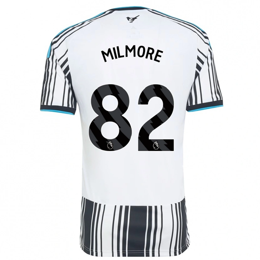 Danxen Mænd Carter Milmore #82 Himmelblå Sort Hvid Hjemmebane Spillertrøjer 2026/27 Trøje T-Shirt