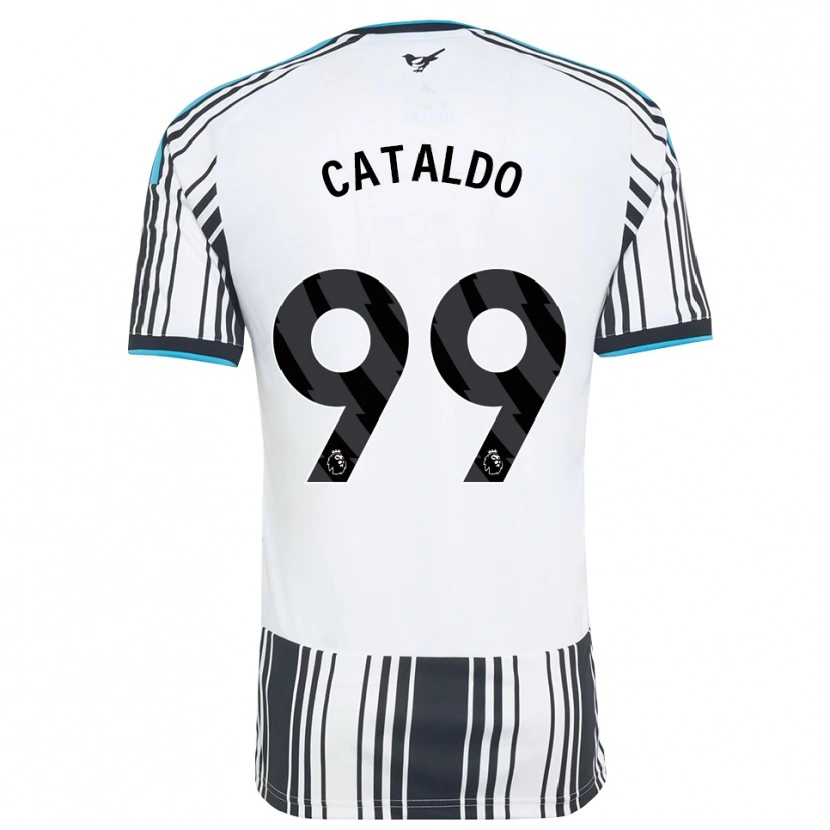 Danxen Mænd Lia Cataldo #99 Himmelblå Sort Hvid Hjemmebane Spillertrøjer 2026/27 Trøje T-Shirt