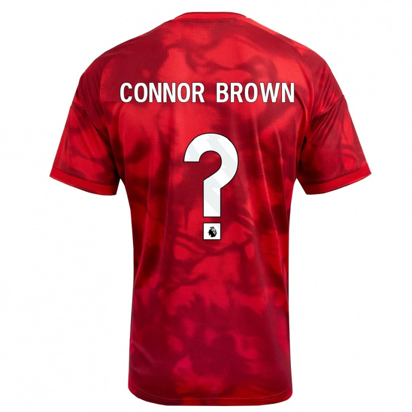 Danxen Mænd Connor Brown #0 Karmin Hvid Hjemmebane Spillertrøjer 2026/27 Trøje T-Shirt