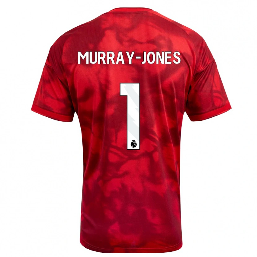 Danxen Mænd George Murray-Jones #1 Karmin Hvid Hjemmebane Spillertrøjer 2026/27 Trøje T-Shirt