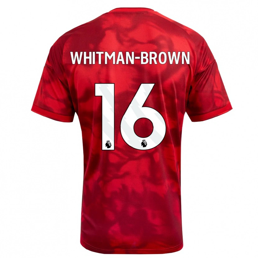 Danxen Mænd Chae Whitman-Brown #16 Karmin Hvid Hjemmebane Spillertrøjer 2026/27 Trøje T-Shirt