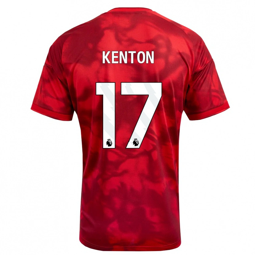 Danxen Mænd Kamai Kenton #17 Karmin Hvid Hjemmebane Spillertrøjer 2026/27 Trøje T-Shirt