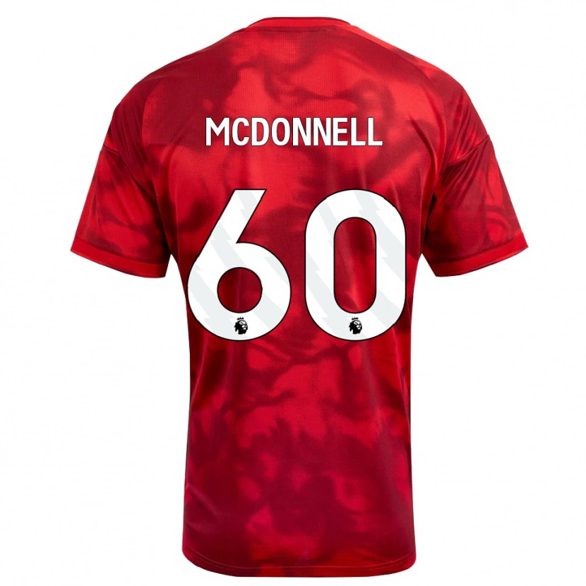 Danxen Mænd Grady Mcdonnell #60 Karmin Hvid Hjemmebane Spillertrøjer 2026/27 Trøje T-Shirt