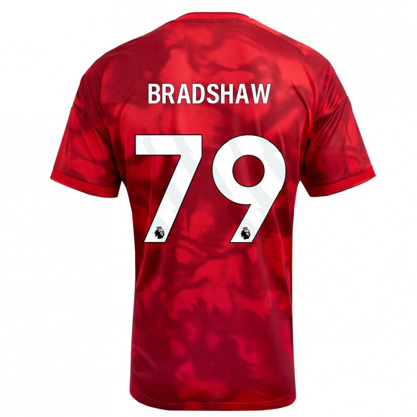 Danxen Mænd Alfie Bradshaw #79 Karmin Hvid Hjemmebane Spillertrøjer 2026/27 Trøje T-Shirt