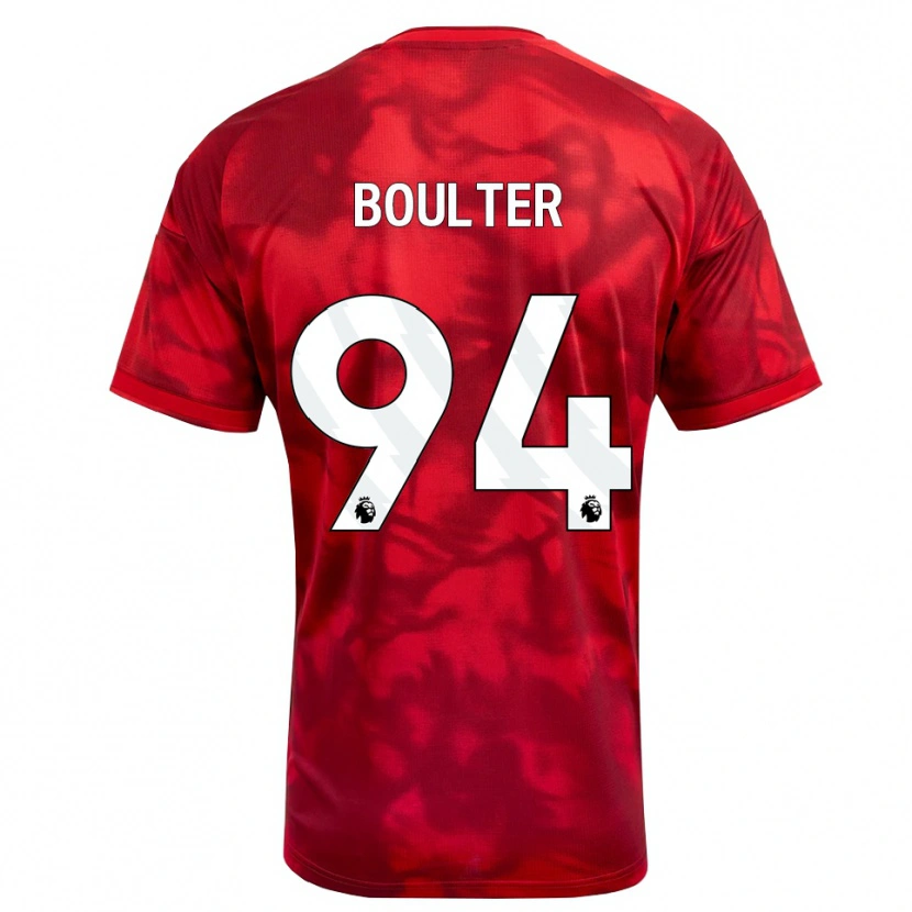 Danxen Mænd Evan Boulter #94 Karmin Hvid Hjemmebane Spillertrøjer 2026/27 Trøje T-Shirt