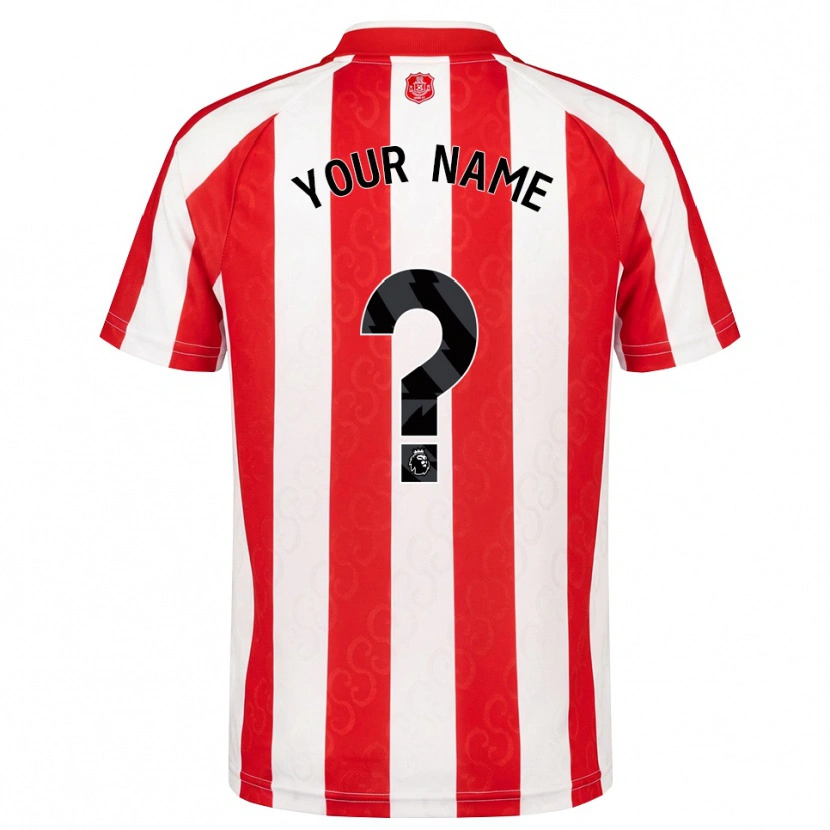 Danxen Mænd Dit Navn #0 Rød Hvid Sort Hjemmebane Spillertrøjer 2026/27 Trøje T-Shirt