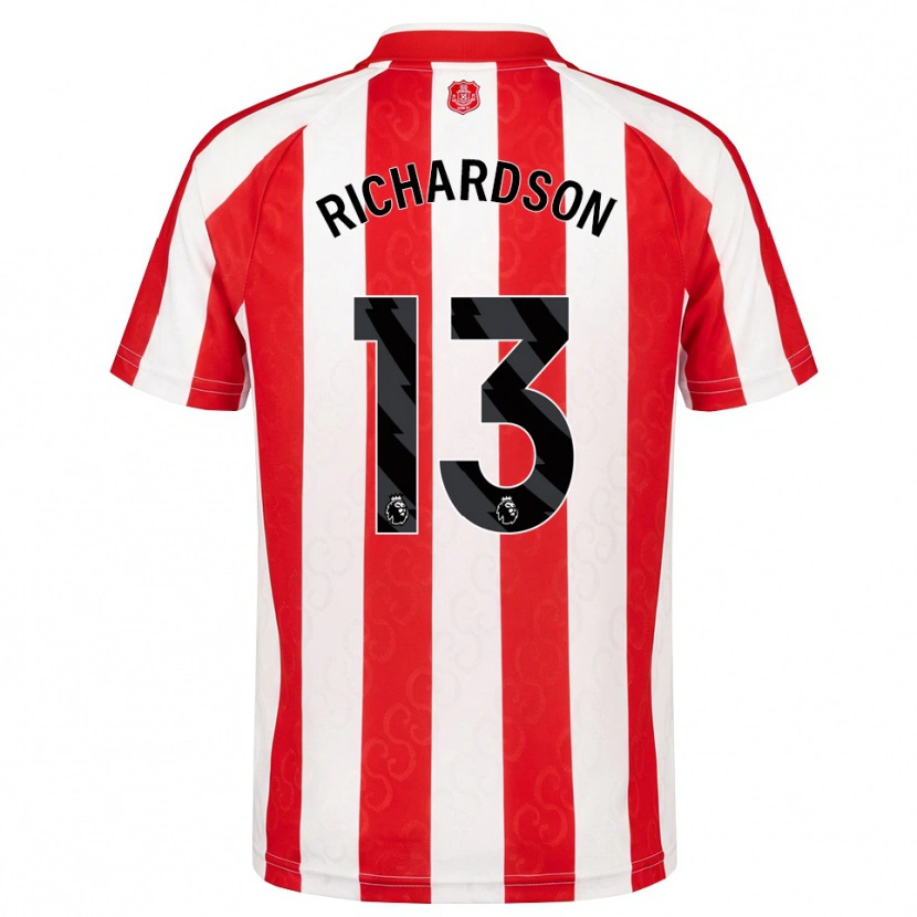 Danxen Mænd Adam Richardson #13 Rød Hvid Sort Hjemmebane Spillertrøjer 2026/27 Trøje T-Shirt
