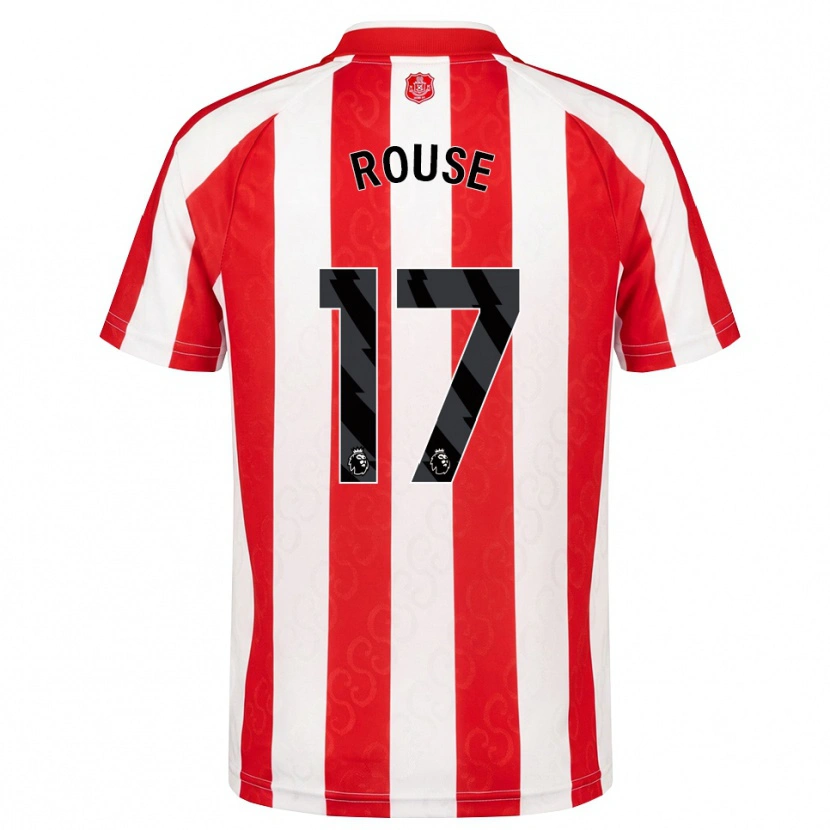 Danxen Mænd Mollie Rouse #17 Rød Hvid Sort Hjemmebane Spillertrøjer 2026/27 Trøje T-Shirt