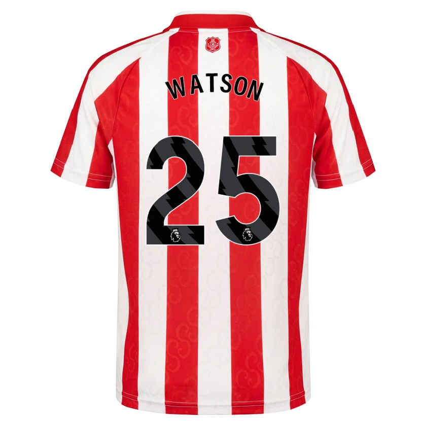 Danxen Mænd Katy Watson #25 Rød Hvid Sort Hjemmebane Spillertrøjer 2026/27 Trøje T-Shirt