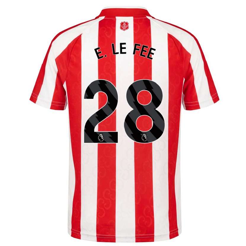 Danxen Mænd Enzo Le Fée #28 Rød Hvid Sort Hjemmebane Spillertrøjer 2026/27 Trøje T-Shirt