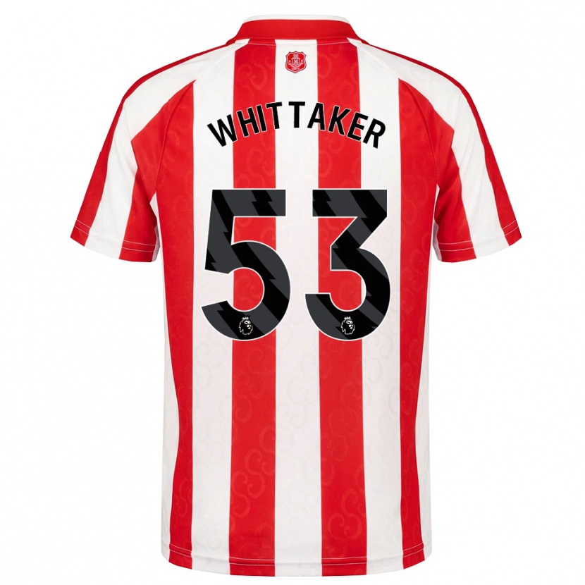 Danxen Mænd Jack Whittaker #53 Rød Hvid Sort Hjemmebane Spillertrøjer 2026/27 Trøje T-Shirt