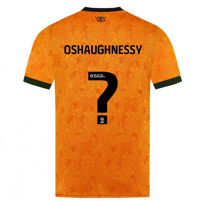 Danxen Mænd Joe Oshaughnessy #0 Orange Sort Hjemmebane Spillertrøjer 2026/27 Trøje T-Shirt
