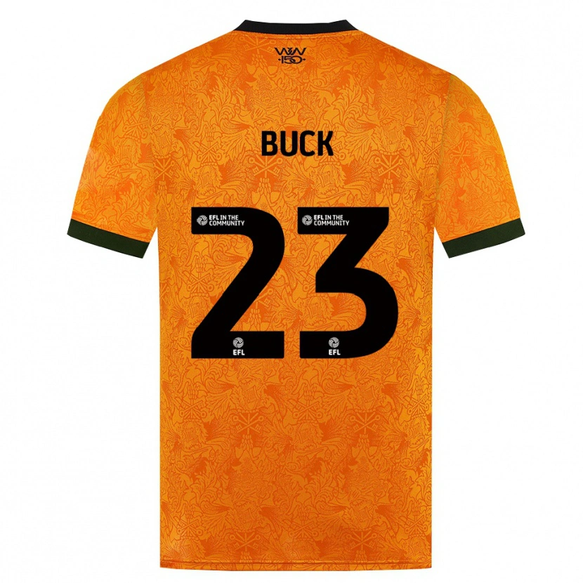 Danxen Mænd Alex Buck #23 Orange Sort Hjemmebane Spillertrøjer 2026/27 Trøje T-Shirt