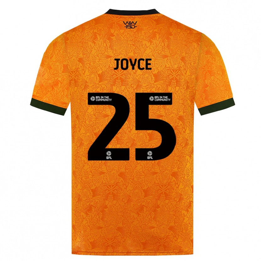 Danxen Mænd Leonie Joyce #25 Orange Sort Hjemmebane Spillertrøjer 2026/27 Trøje T-Shirt