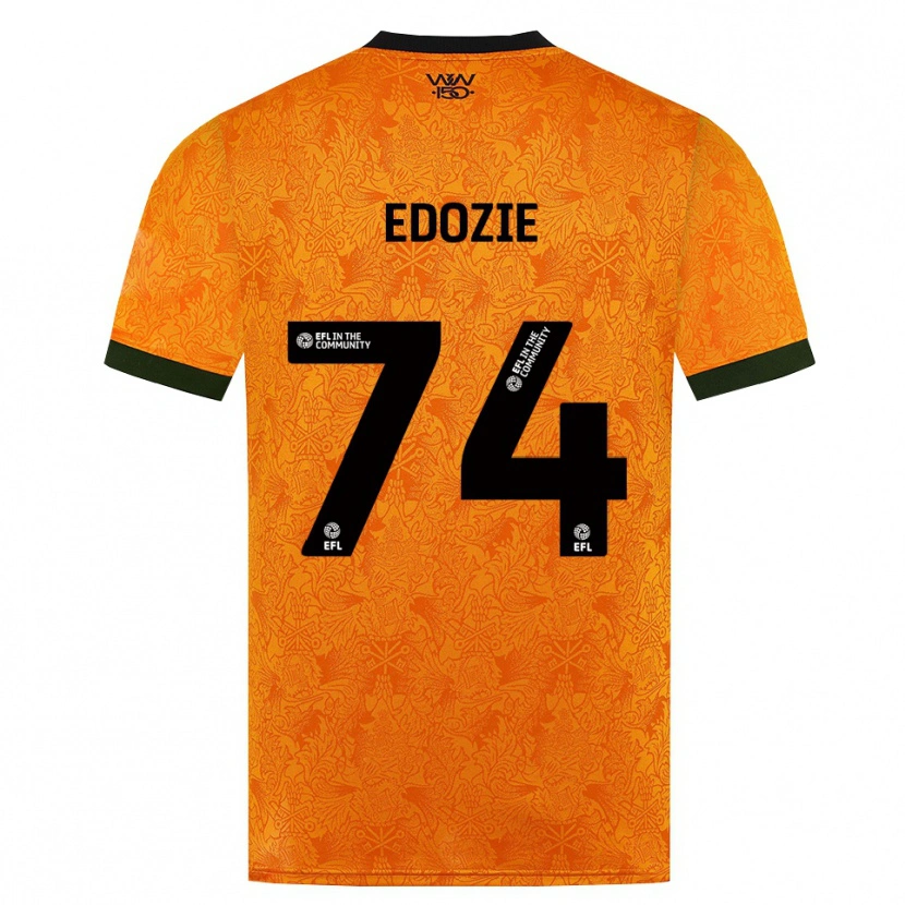 Danxen Mænd Tom Edozie #74 Orange Sort Hjemmebane Spillertrøjer 2026/27 Trøje T-Shirt