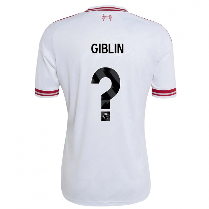 Danxen Mænd Nathan Giblin #0 Rød Hvid Udebane Spillertrøjer 2026/27 Trøje T-Shirt