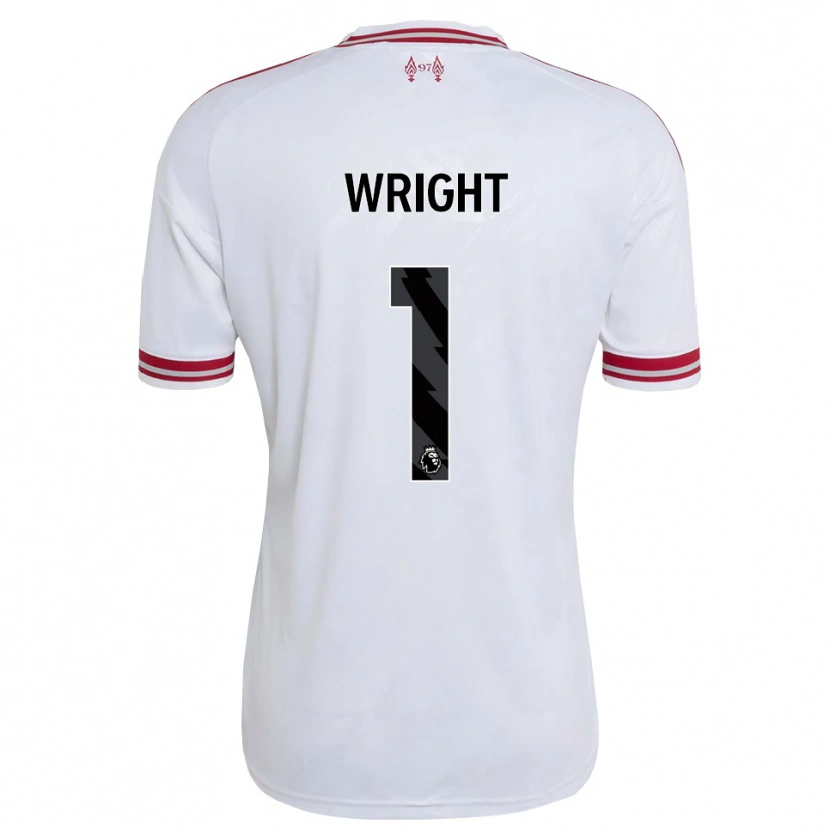 Danxen Mænd Matty Wright #1 Rød Hvid Udebane Spillertrøjer 2026/27 Trøje T-Shirt