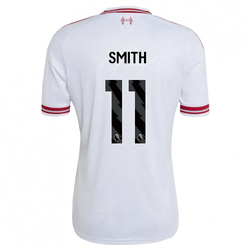 Danxen Mænd Olivia Smith #11 Rød Hvid Udebane Spillertrøjer 2026/27 Trøje T-Shirt