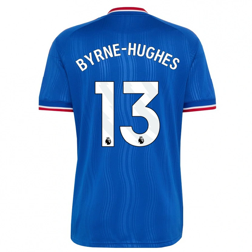Danxen Mænd Cameron Byrne-Hughes #13 Blå Hvid Rød Udebane Spillertrøjer 2026/27 Trøje T-Shirt