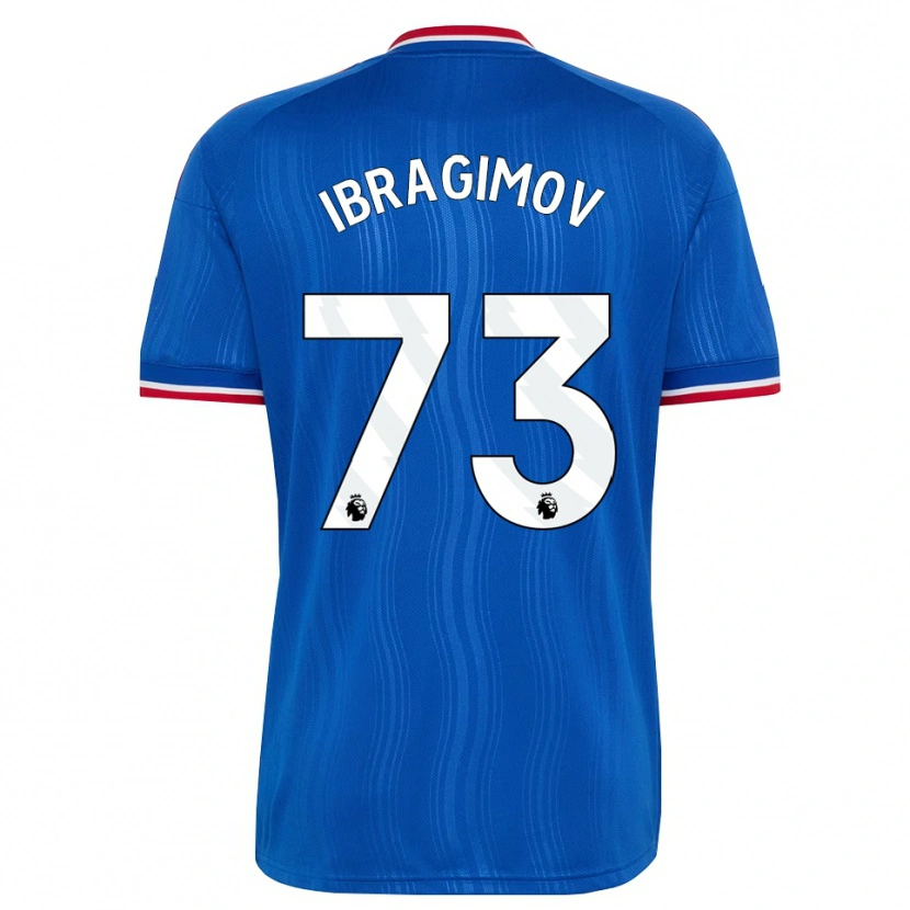 Danxen Mænd Amir Ibragimov #73 Blå Hvid Rød Udebane Spillertrøjer 2026/27 Trøje T-Shirt