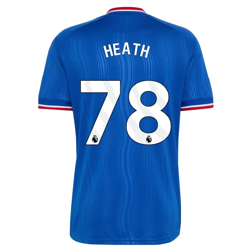 Danxen Mænd Fred Heath #78 Blå Hvid Rød Udebane Spillertrøjer 2026/27 Trøje T-Shirt