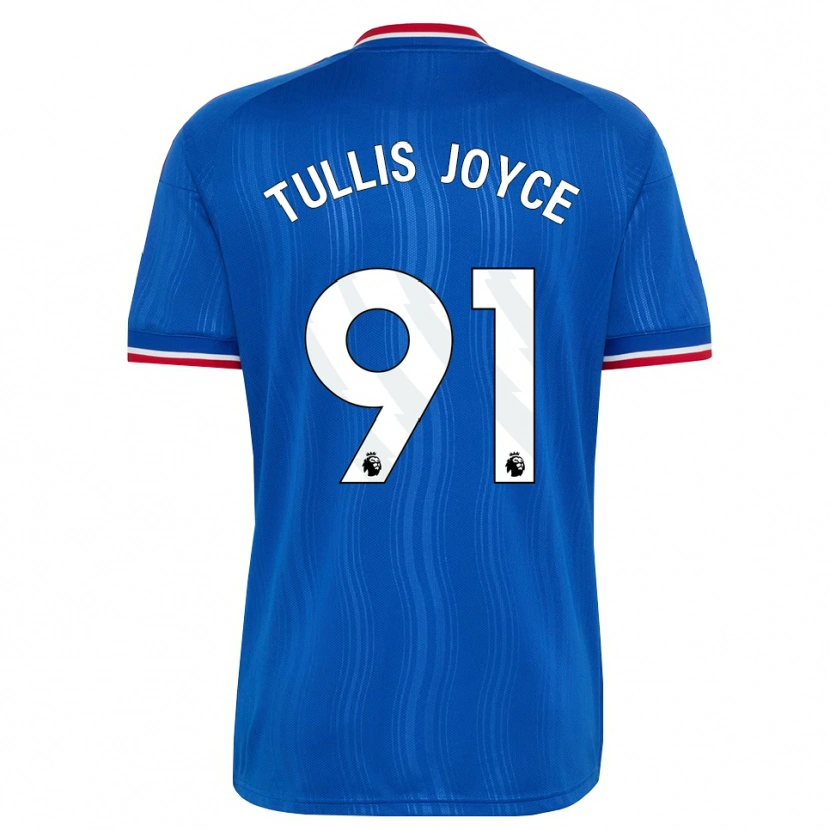 Danxen Mænd Phallon Tullis-Joyce #91 Blå Hvid Rød Udebane Spillertrøjer 2026/27 Trøje T-Shirt