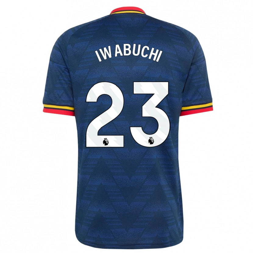 Danxen Mænd Mana Iwabuchi #23 Midnatsblå Gul Rød Udebane Spillertrøjer 2026/27 Trøje T-Shirt