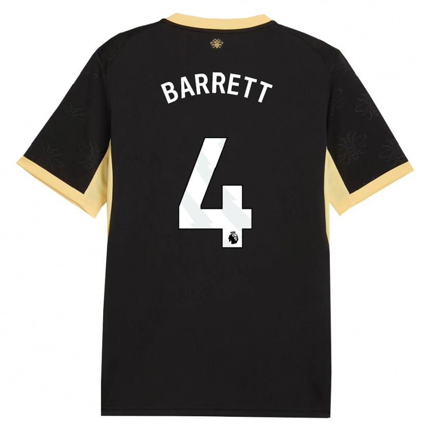 Danxen Mænd Marlow Barrett #4 Sort Gul Udebane Spillertrøjer 2026/27 Trøje T-Shirt